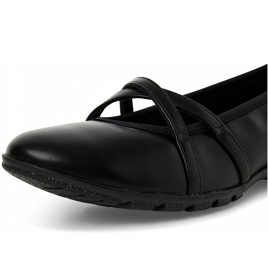Marco Tozzi Damen Ballerina In Black