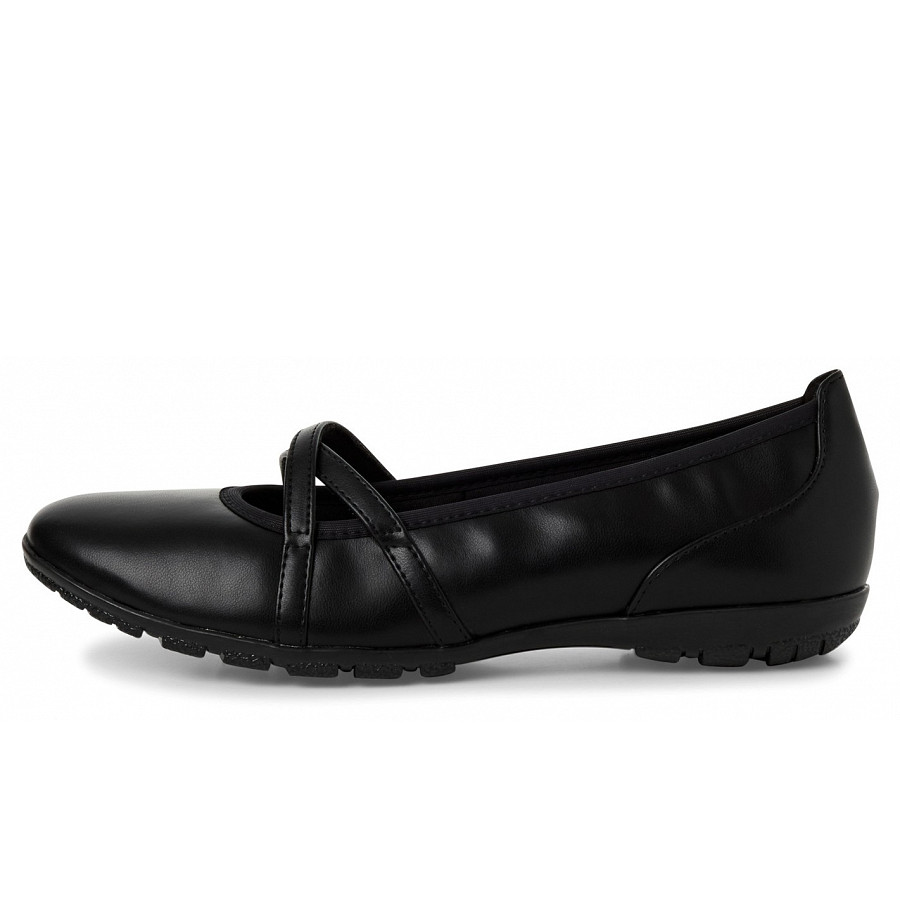 Marco Tozzi Damen Ballerina In Black