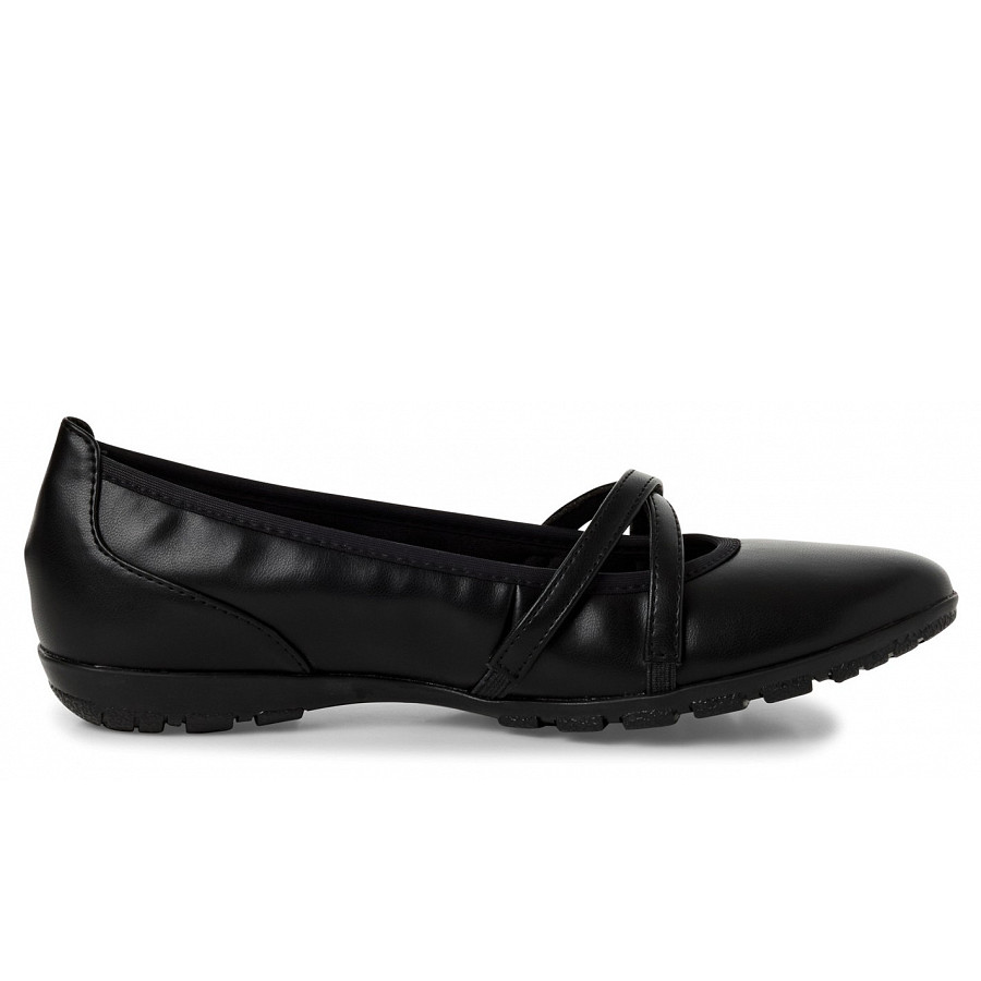 Marco Tozzi Damen Ballerina In Black