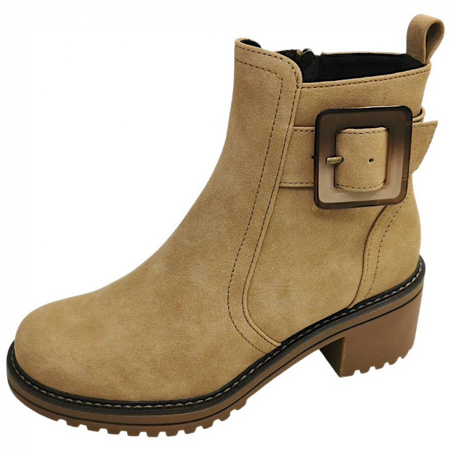 Marco Tozzi Damen Stiefelette In Beige