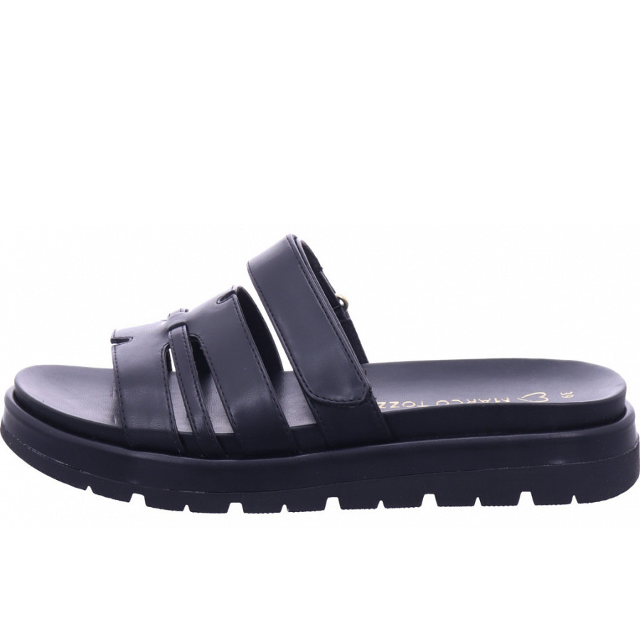 Marco Tozzi Damen Pantolette In Schwarz