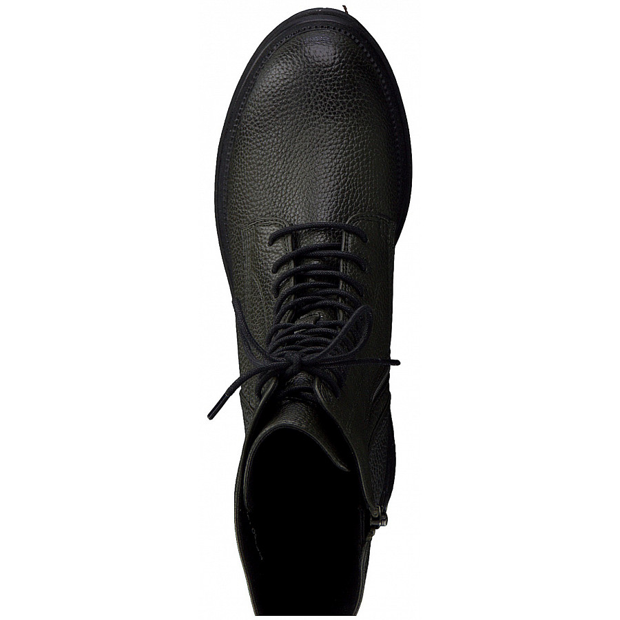 Marco Tozzi Damen Schnürstiefel In Olive