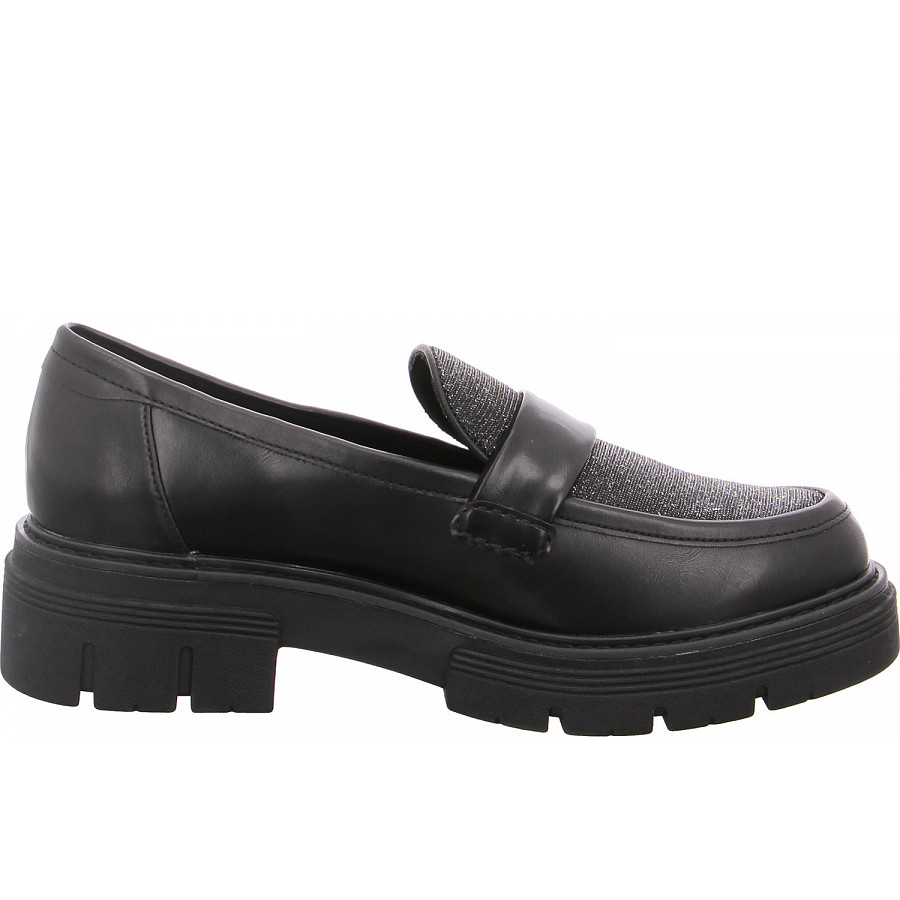 Marco Tozzi Damen Slipper In 020 Black Brush Cb