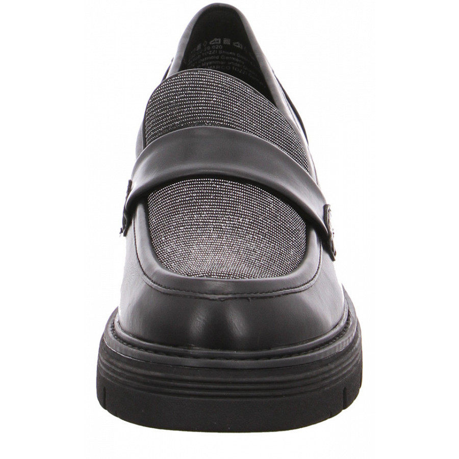 Marco Tozzi Damen Slipper In 020 Black Brush Cb