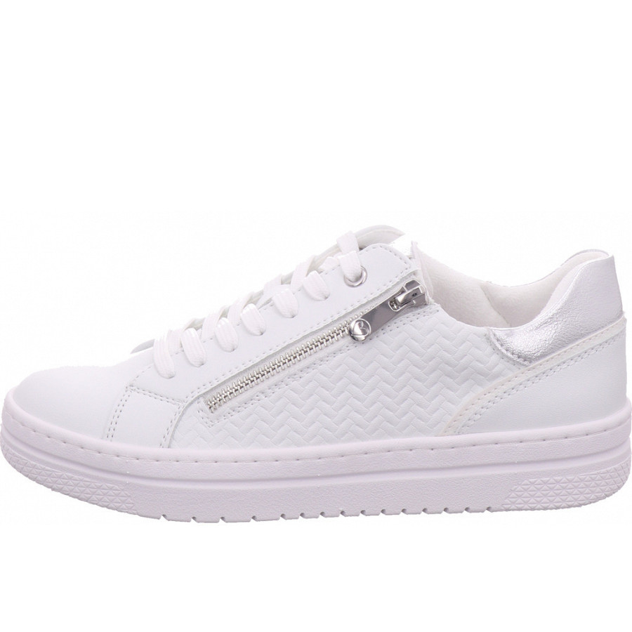 Marco Tozzi Damen Women Lace-Up Halbschuh In Weiß