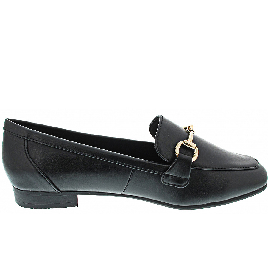 Marco Tozzi Damen Mokassin In Black-Gold