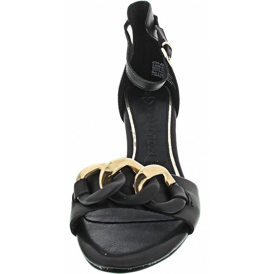 Marco Tozzi Damen Sandalette In Black-Gold