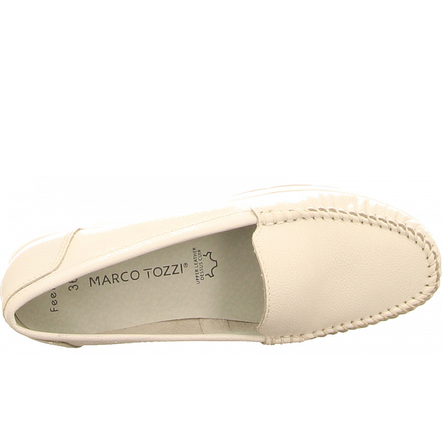Marco Tozzi Damen Slipper In Weiß