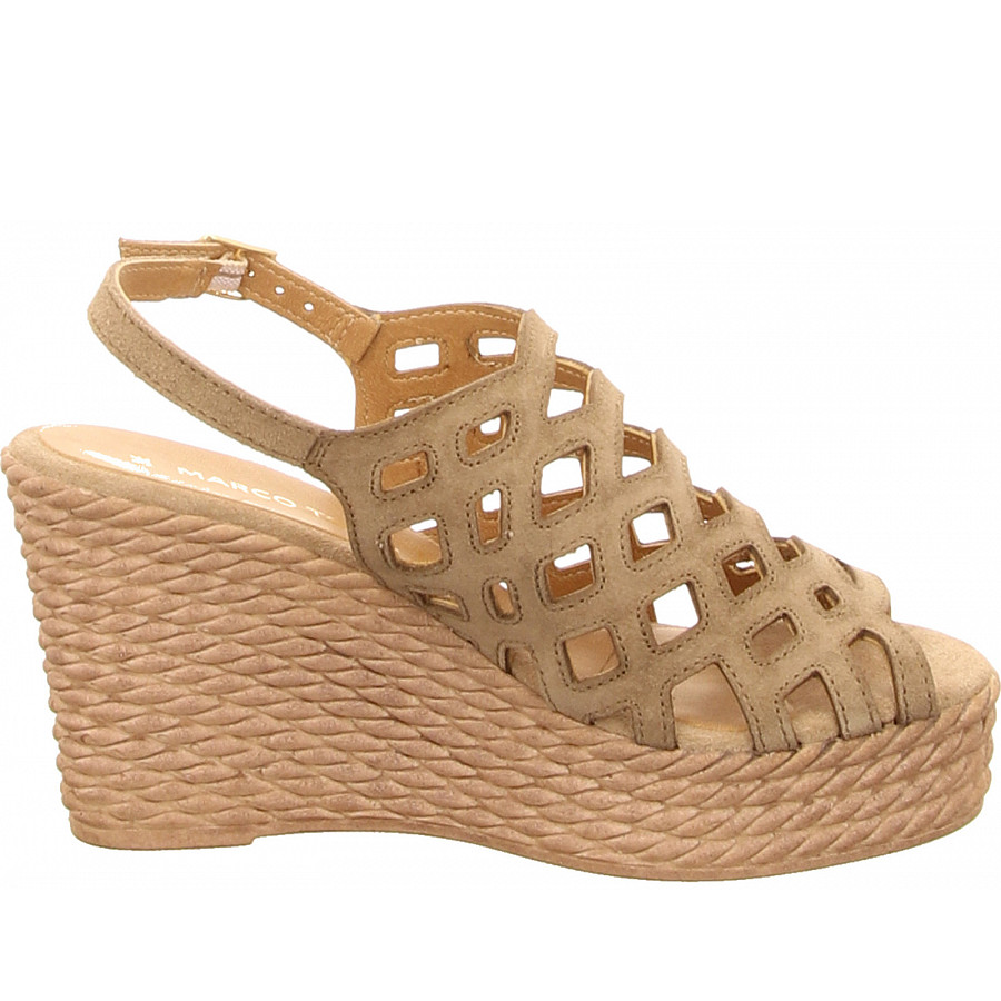 Marco Tozzi Damen Sandalette Sandalette In Taupe