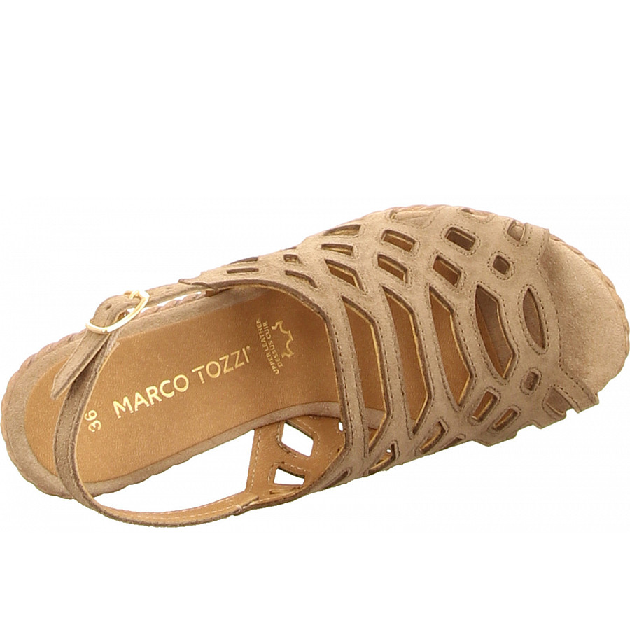 Marco Tozzi Damen Sandalette Sandalette In Taupe