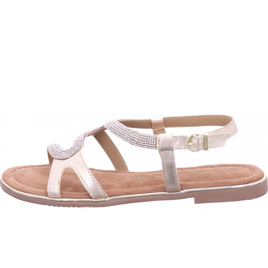 Marco Tozzi Damen Sandalette In Weiß