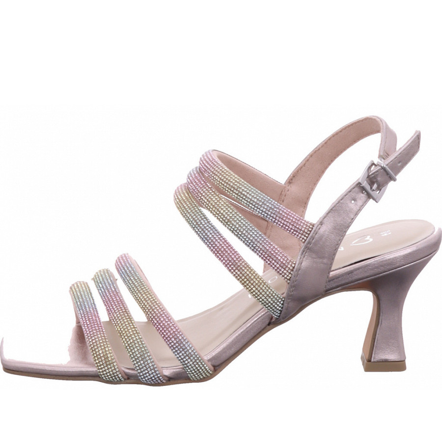 Marco Tozzi Damen Sandalette In Rosé