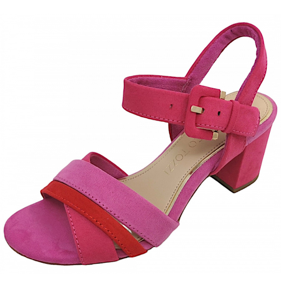 Marco Tozzi Damen Sandale In 514 Pink Comb