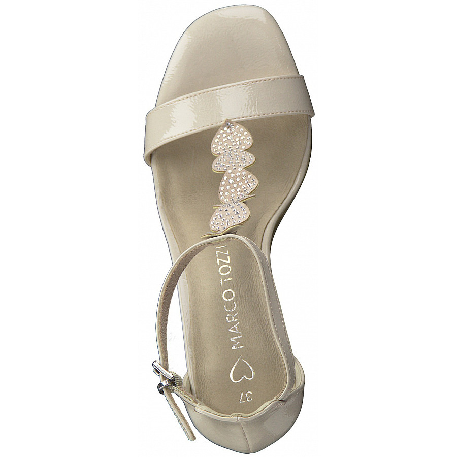 Marco Tozzi Damen Sandalette In Powder Patent