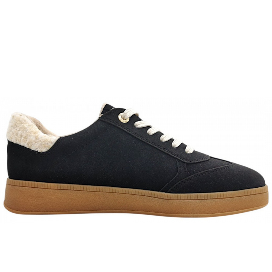 Marco Tozzi Damen Sportlicher Schnürer In Black Comb. 098