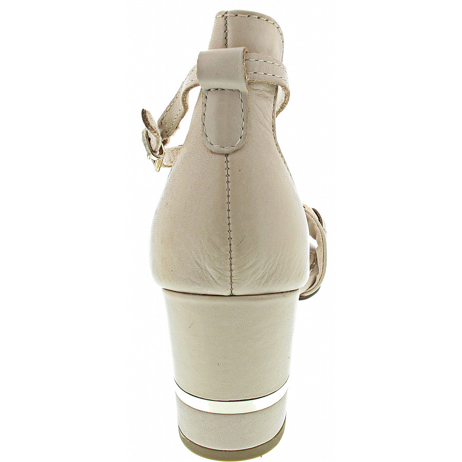 Marco Tozzi Damen Sandalette In Cream-Gold