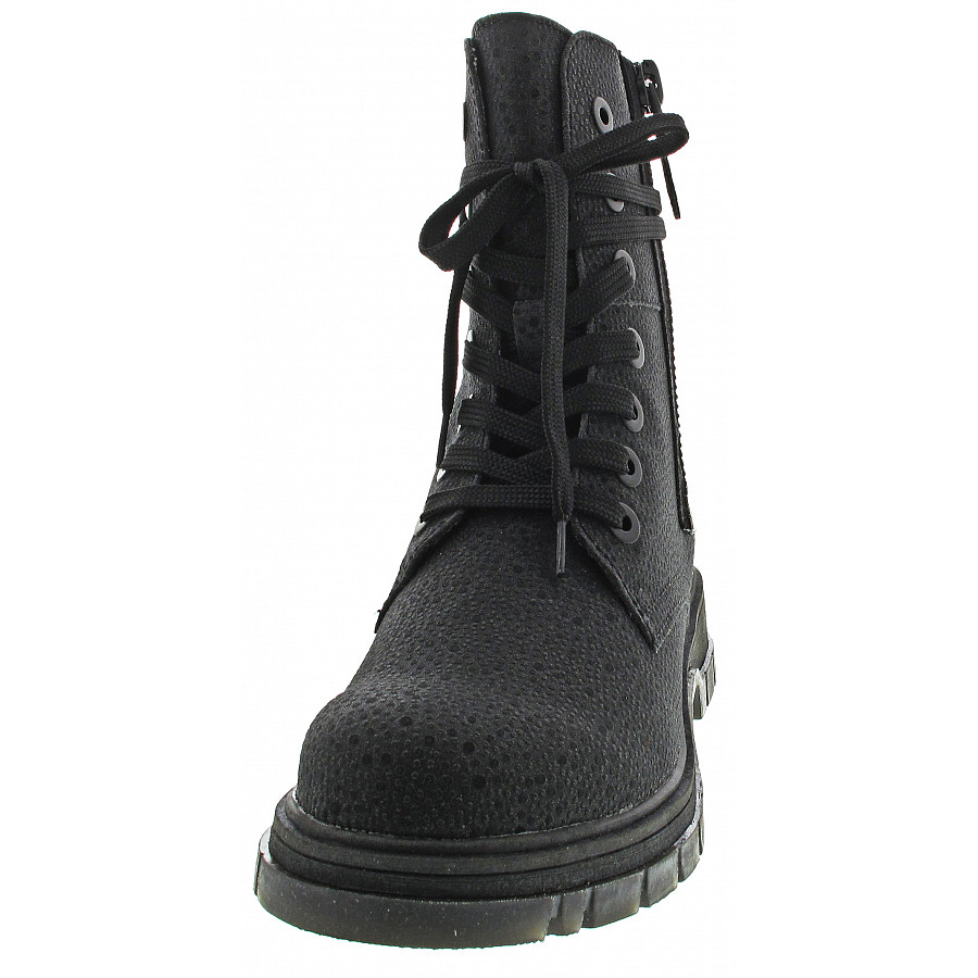 Marco Tozzi Damen Stiefelette In Black Glitter