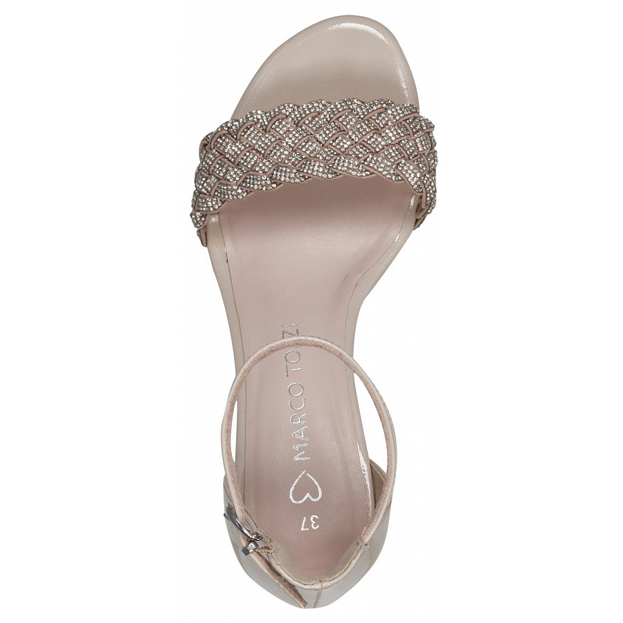 Marco Tozzi Damen Sandalette In Powder Patent