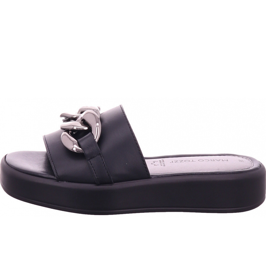 Marco Tozzi Damen Woms Slides Pantolette In Schwarz