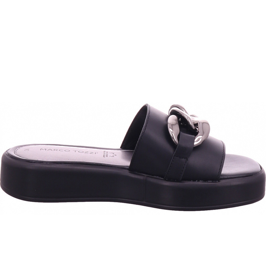 Marco Tozzi Damen Woms Slides Pantolette In Schwarz