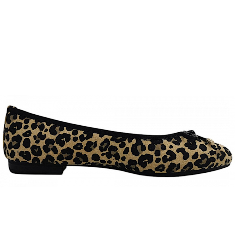 Marco Tozzi Damen Ballerina In 005 Black/Leo