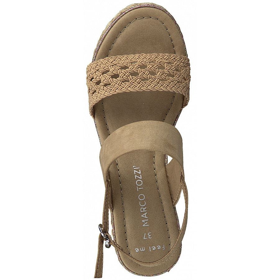 Marco Tozzi Damen Sandalette In Nude