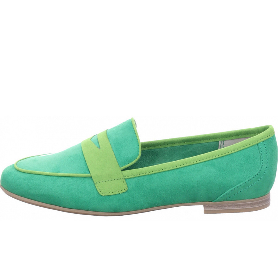 Marco Tozzi Damen Slipper In Grün