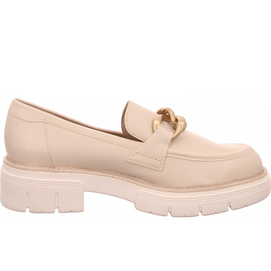 Marco Tozzi Damen Mokassin In 405 Cream Gold
