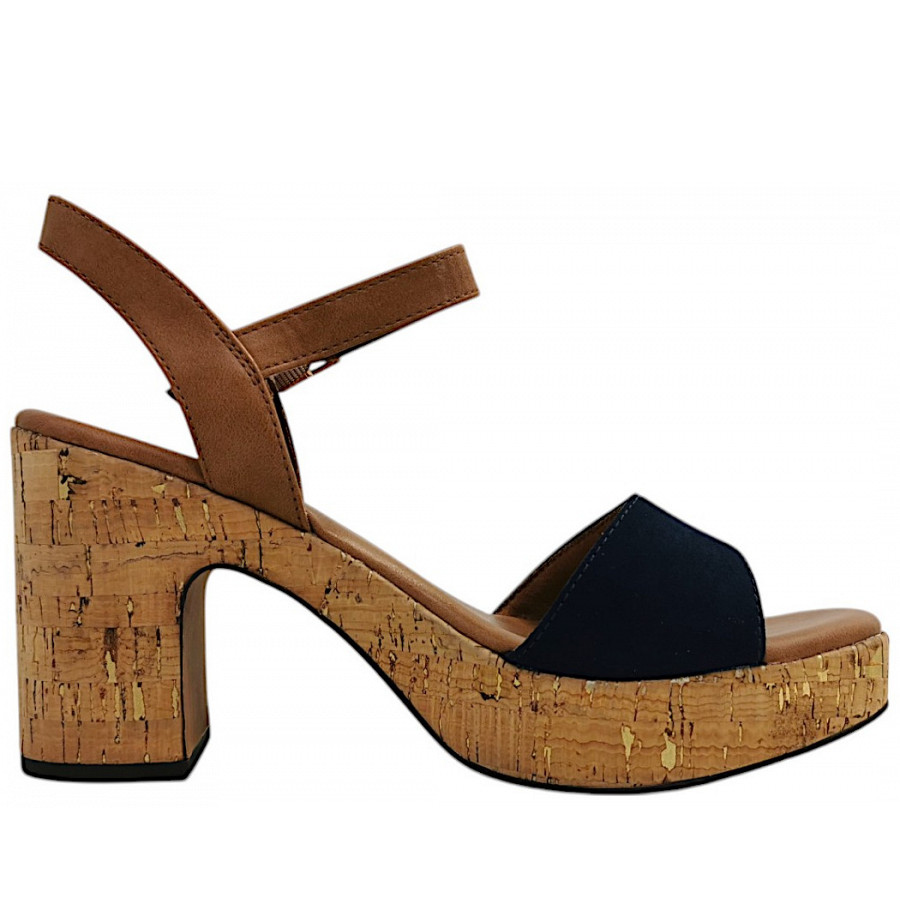 Marco Tozzi Damen Sandale In Navy 890