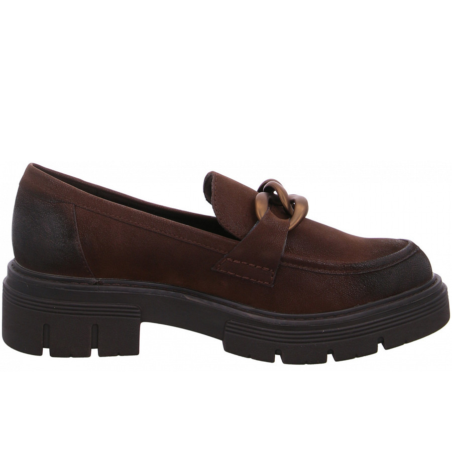 Marco Tozzi Damen Slipper In 362 Cafe Nubuck