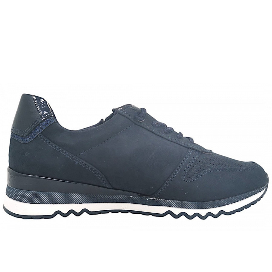Marco Tozzi Damen Schnürer In 888 Dark Navy Comb.
