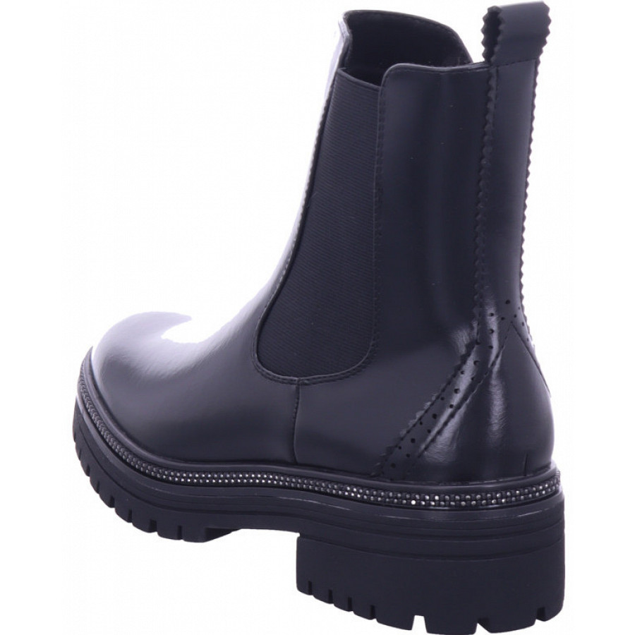 Marco Tozzi Damen Stiefelette In Schwarz