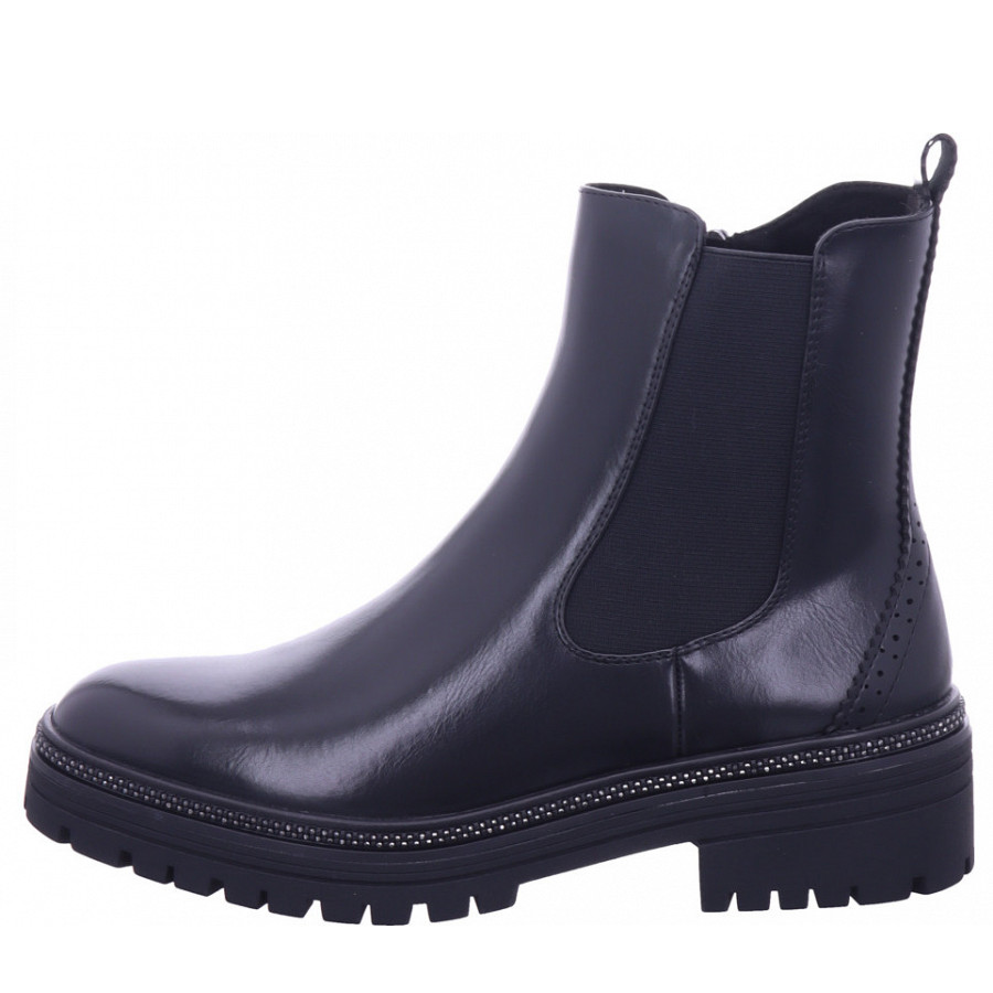 Marco Tozzi Damen Stiefelette In Schwarz