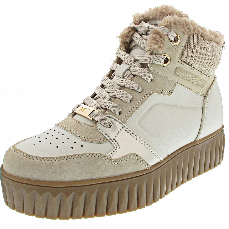 Marco Tozzi Damen Sneaker High In Cream Comb