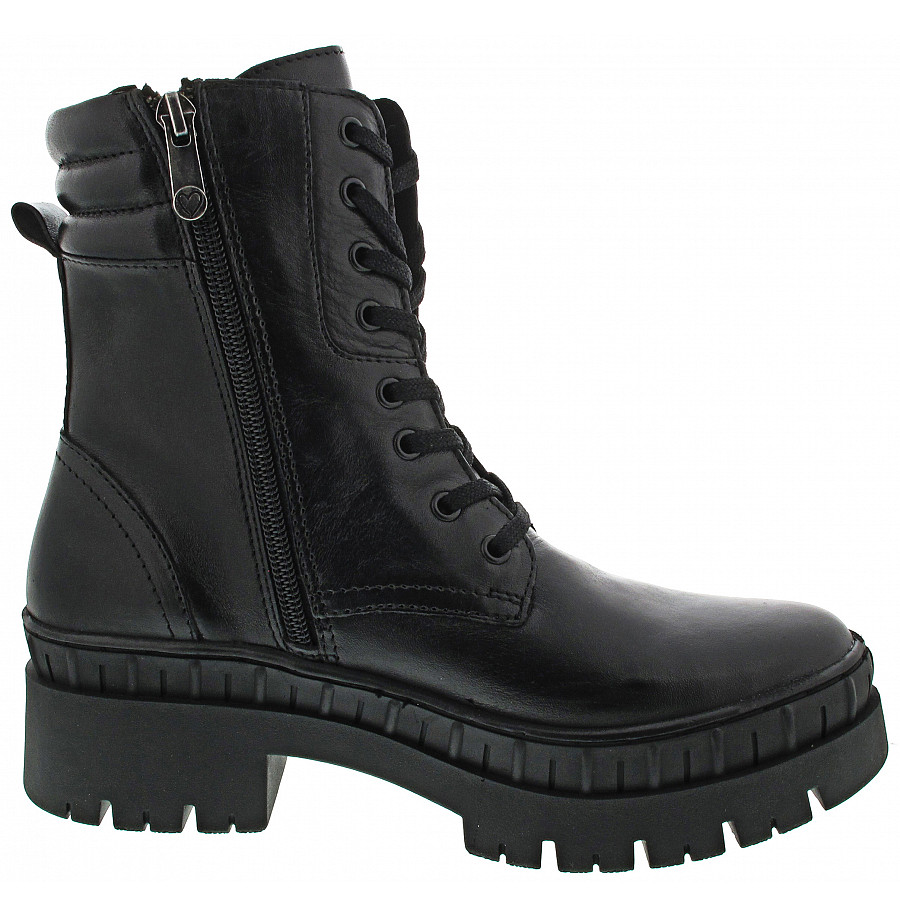 Marco Tozzi Damen Schnürstiefelette In Black