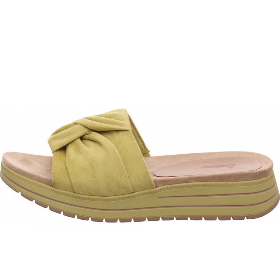 Marco Tozzi Damen Pantolette In Gelb