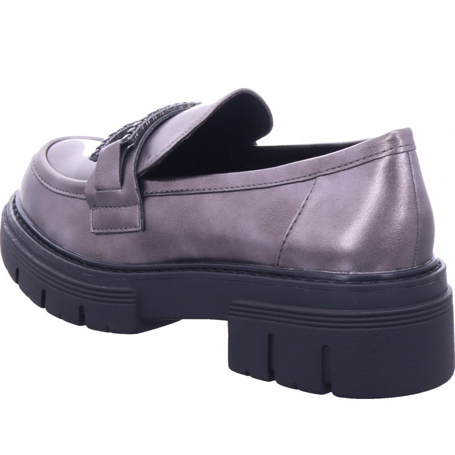 Marco Tozzi Damen Slipper In Grau