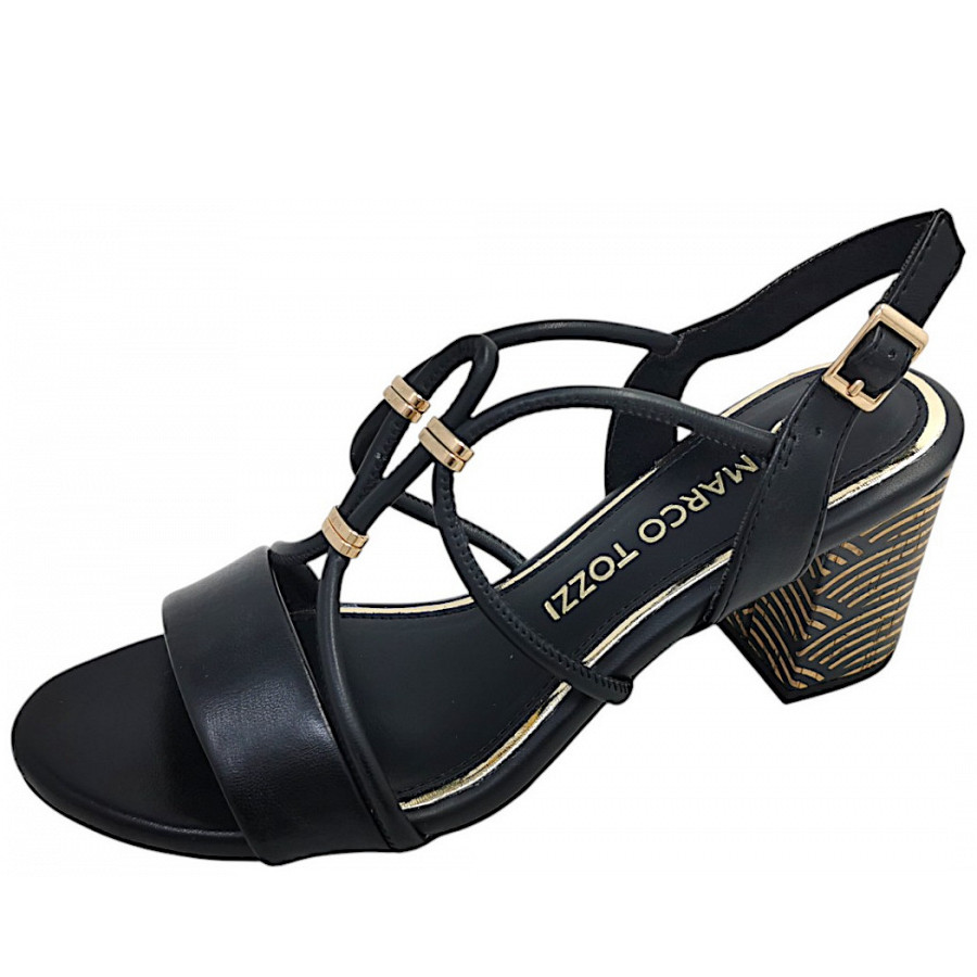 Marco Tozzi Damen Sandalette In Black 001
