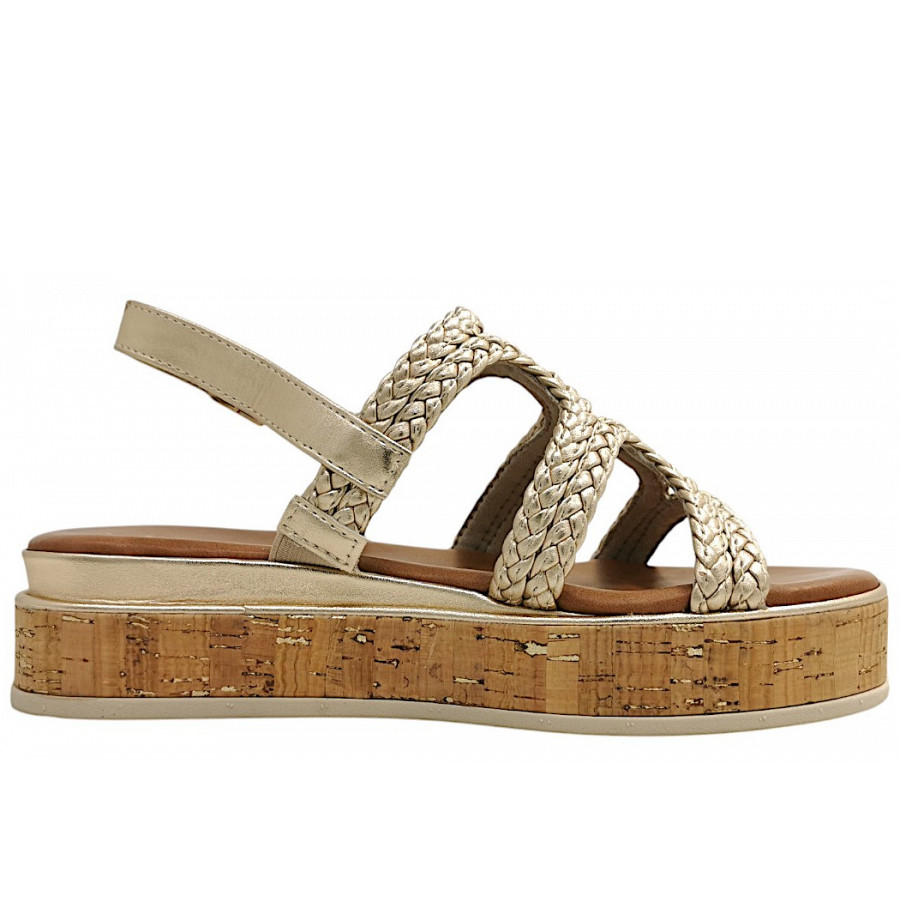 Marco Tozzi Damen Sandalette In Gold 940