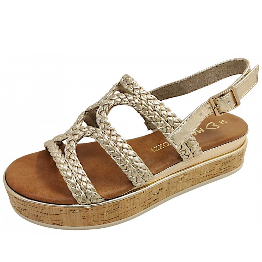Marco Tozzi Damen Sandalette In Gold 940