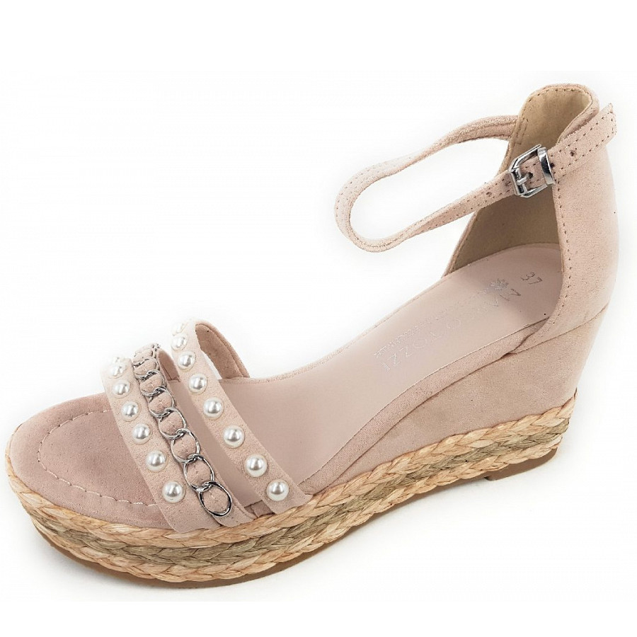 Marco Tozzi Damen Sandalette In 560 Powder