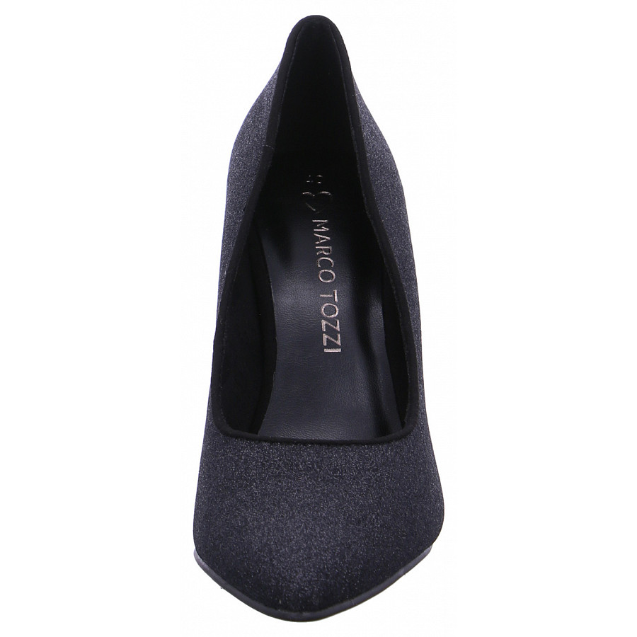 Marco Tozzi Damen Pumps In 033 Black Metallic