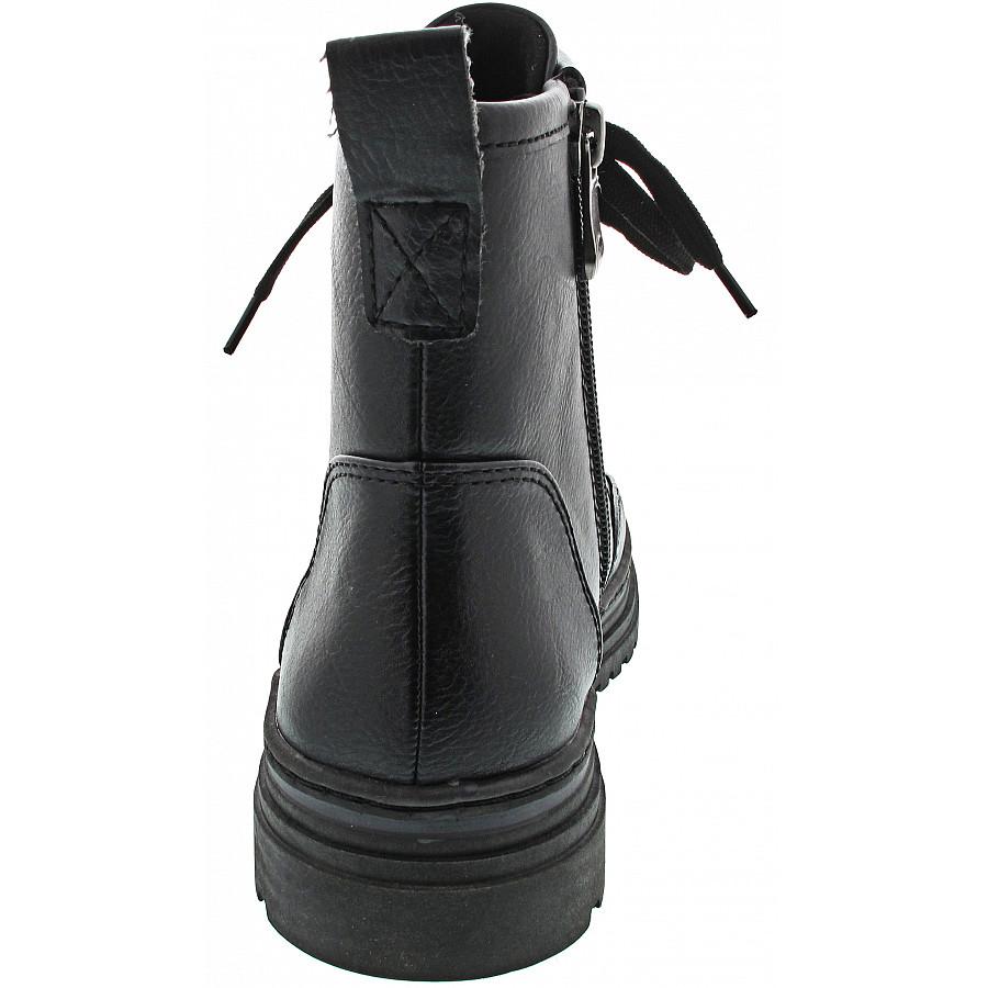 Marco Tozzi Damen Schnürstiefel In Black