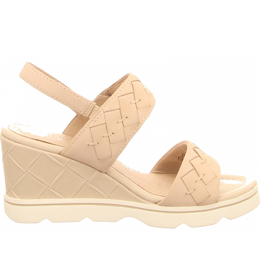 Marco Tozzi Damen Sandalette In Creme