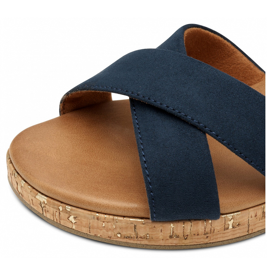 Marco Tozzi Damen Sandalette In Navy Kombi