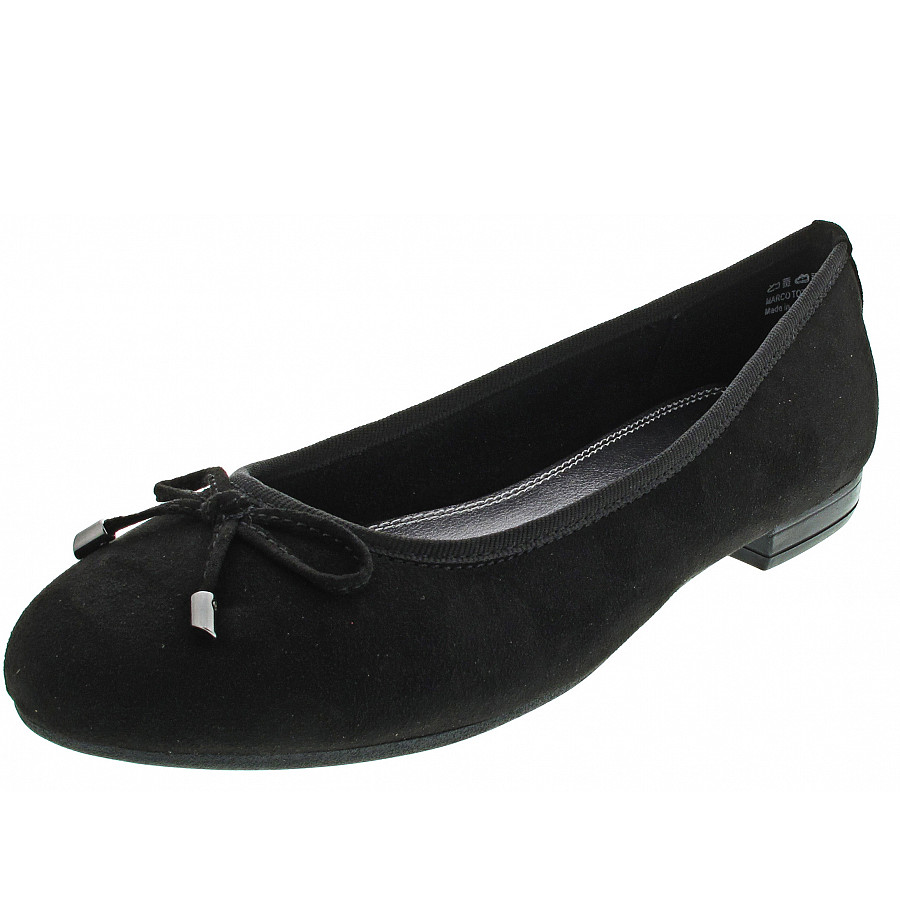 Marco Tozzi Damen Ballerina In Black