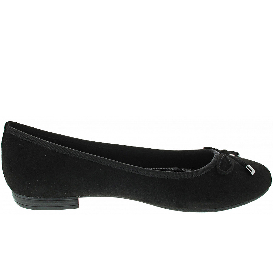 Marco Tozzi Damen Ballerina In Black