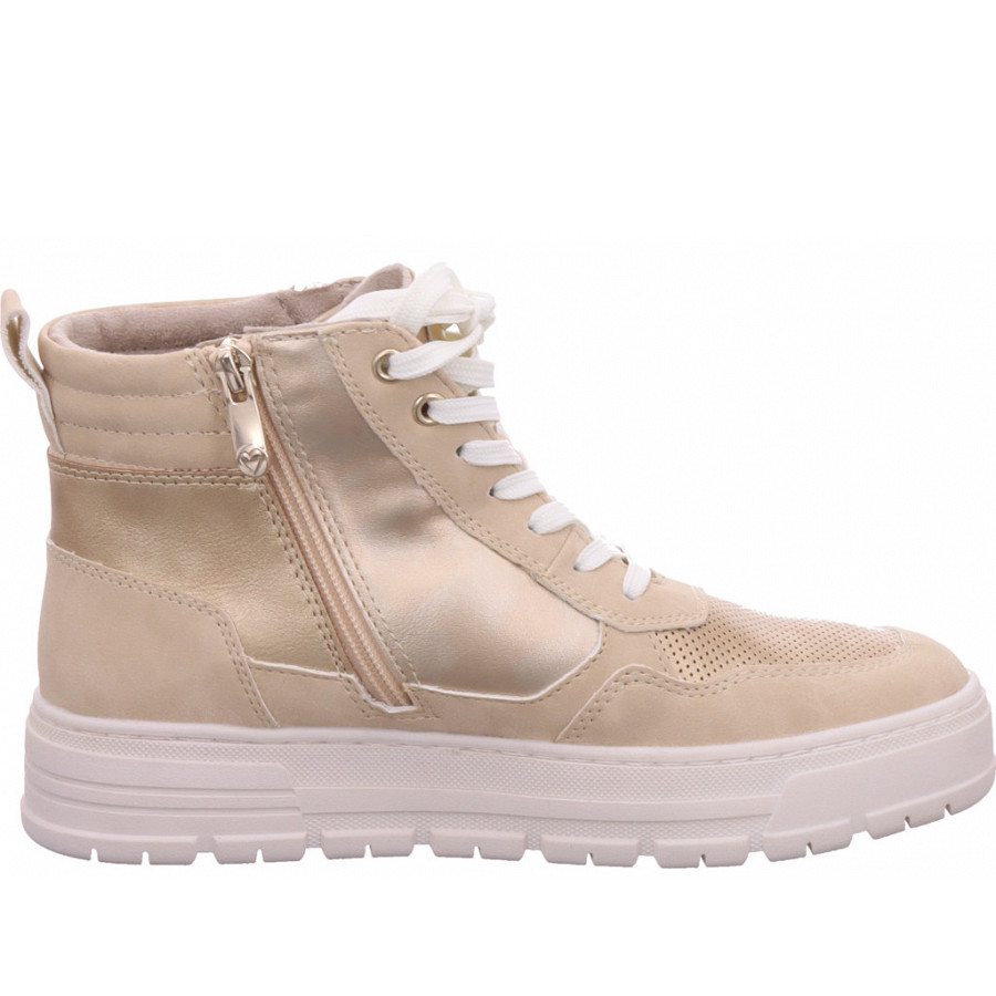 Marco Tozzi Damen Stiefelette In Beige