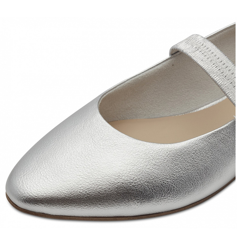 Marco Tozzi Damen Ballerina In Silver