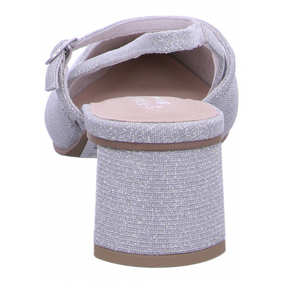 Marco Tozzi Damen Sling Sandalette In 941 Silber